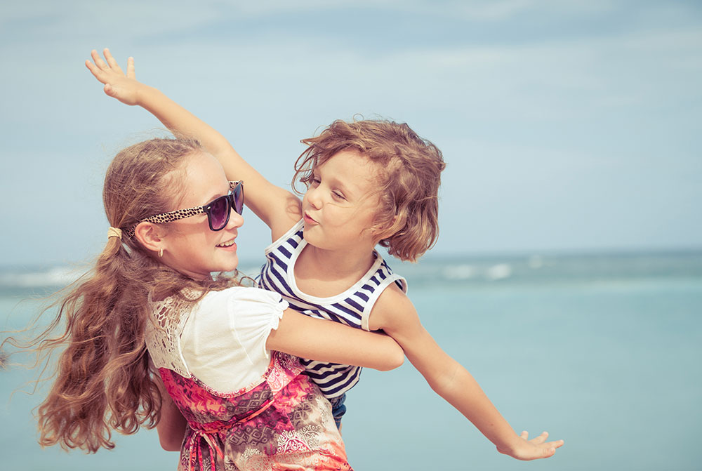 Children at Beach